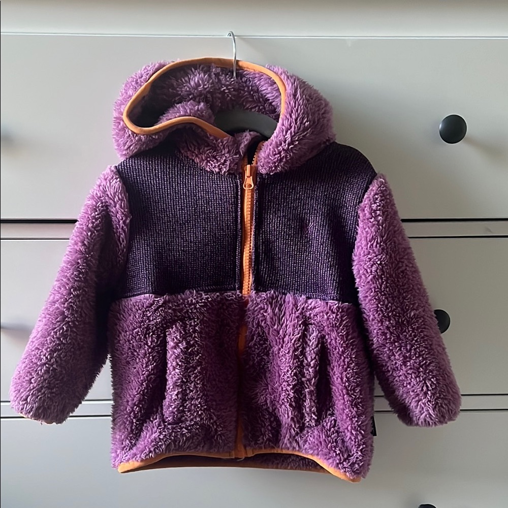 Spyder Purple and Orange Fleece Jacket 24M